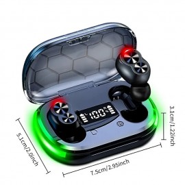 New TWS Wireless Earphones Hifi Stereo Noise Cancelling Earbuds In Ear Touch Headsets Music Sports Earbuds For Smartphones