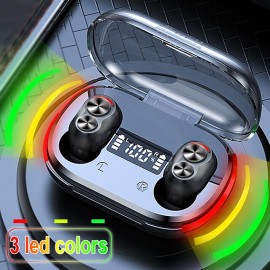 New TWS Wireless Earphones Hifi Stereo Noise Cancelling Earbuds In Ear Touch Headsets Music Sports Earbuds For Smartphones
