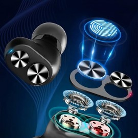New TWS Wireless Earphones Hifi Stereo Noise Cancelling Earbuds In Ear Touch Headsets Music Sports Earbuds For Smartphones