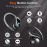 New Wireless Earbuds For Running Sports Wireless Earphones With Earhooks Pure Bass Sound 60H Over Ear Headphones With Dual-LED Display IPX7 Waterproof Earphones Built-in Microphone Noise Cancelling Headset
