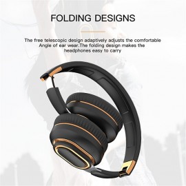 H7 Wireless Headphone, Bluetooth Earphones Deep Bass Headset Hifi Sound Foldable Over Ear Helmet with Mic
