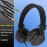 Wired Foldable Portable HiFi Stereo Headphone Heavy Bass Gaming Headset with Mic Noise Cancelling Headphones