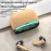 M46 TWS Bluetooth 5.3 Earphone with Mic Wireless Headphones HiFi Stereo Ear Buds Noise Reduction Headset with Exquisite Wood Grain Charging Case

