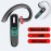 1Pc Long Standy Business Earpiece Bluetooth 5.3 Ear Hook Earphone Led Power Display Headset Noise Cancelling Bluetooth Headphone for Smartphone
