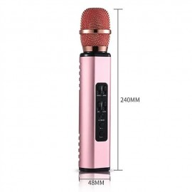 Wireless Microphone Karaoke Double Horn Bluetooth Handheld Portable Speaker Home KTV Player Echo-type Sound Adjustment Live
