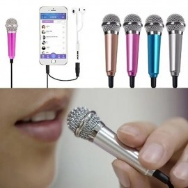 Studio Portable Mini 3.5mm Stereo Studio Speech Mic Audio Microphone For Phone/Smart Phone Desktop Accessories
