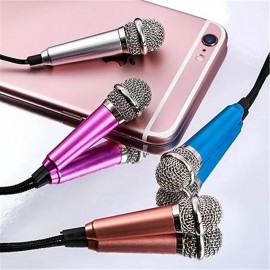 Studio Portable Mini 3.5mm Stereo Studio Speech Mic Audio Microphone For Phone/Smart Phone Desktop Accessories

