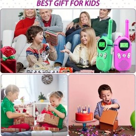 2pcs Type-c Port Large-capacity Charging Model With Lanyard Charging Cable For Children 22-channel Two-way Radio Walkie-talkie Toys Backlit LCD Flashlight Outdoor Camping Hiking Within 3 Kilometers
